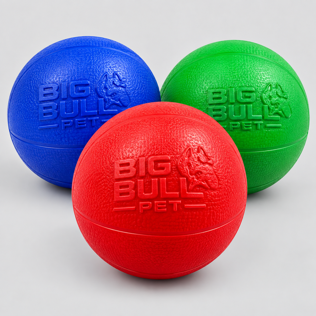 KIT 3 UN BOLA DE BORRACHA MACIÇA