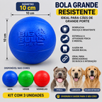 KIT 3 UN BOLA DE BORRACHA MACIÇA