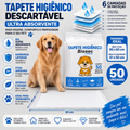 TAPETE HIGIÊNICO 50 UNIDADES 80X60 BIOSEC DESCARTÁVEL
